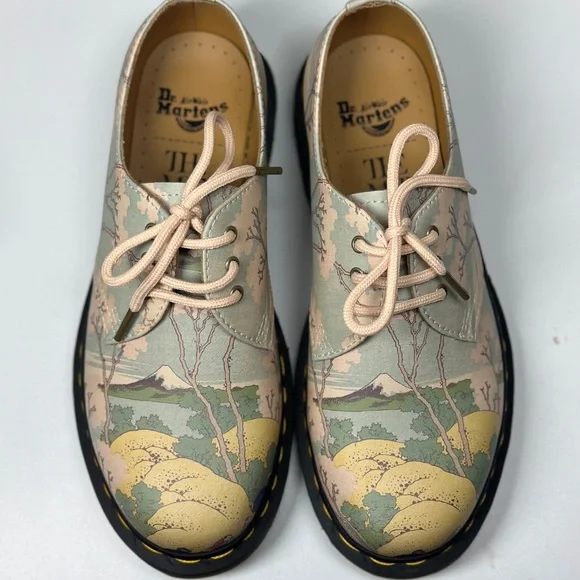 Dr. Martens x The Met 1461 Fuji leather shoes NWOT - Picture 3 of 9